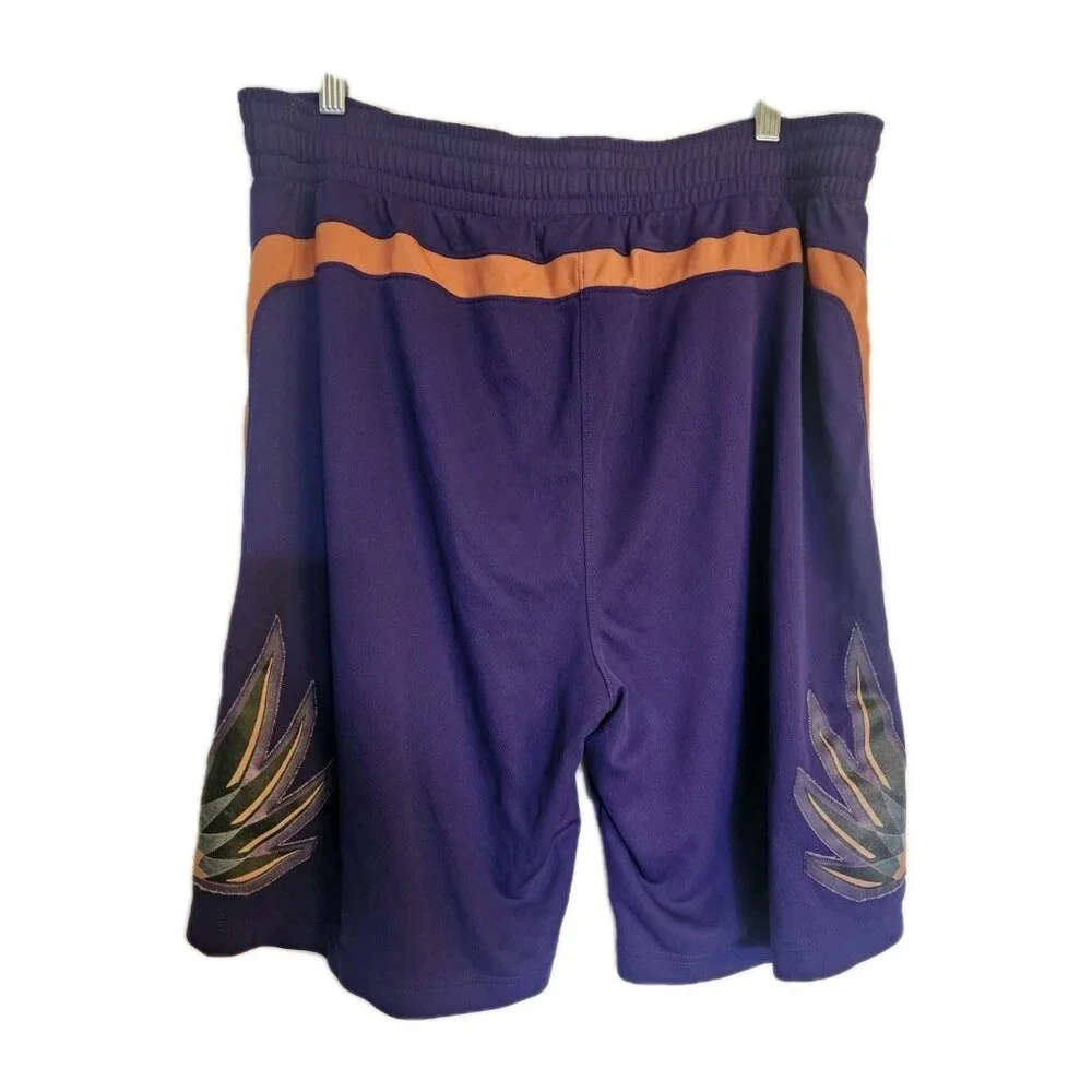 Adidas‎ Authentic Phoenix Suns NBA Basketball Team Swingman Purple Shorts Sz Xl